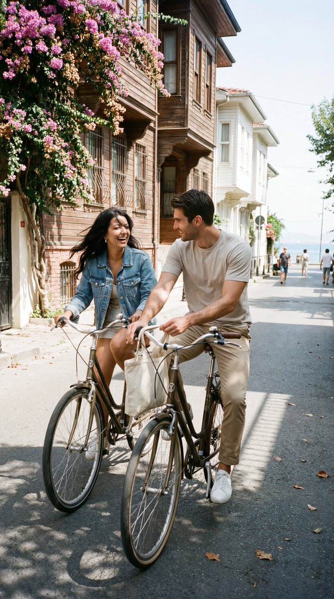 AI Prompt for Ultra-Photorealistic Candid Street Romance Film Still