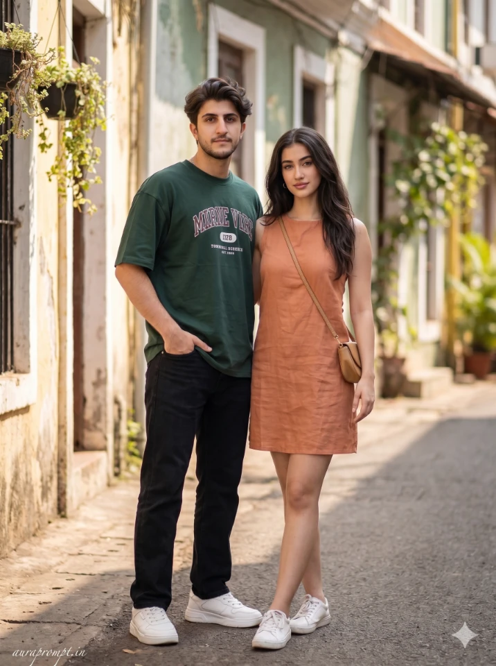 Best Friend Indian Couple Street Style Aesthetic