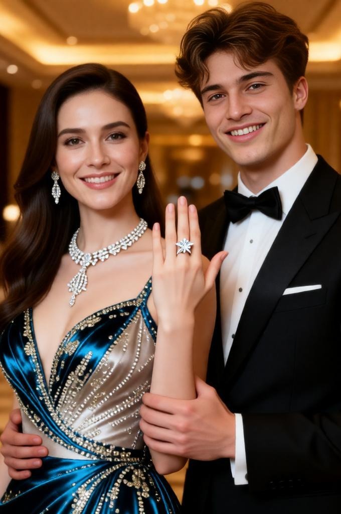 Elegant Luxury Engagement Ring Portrait