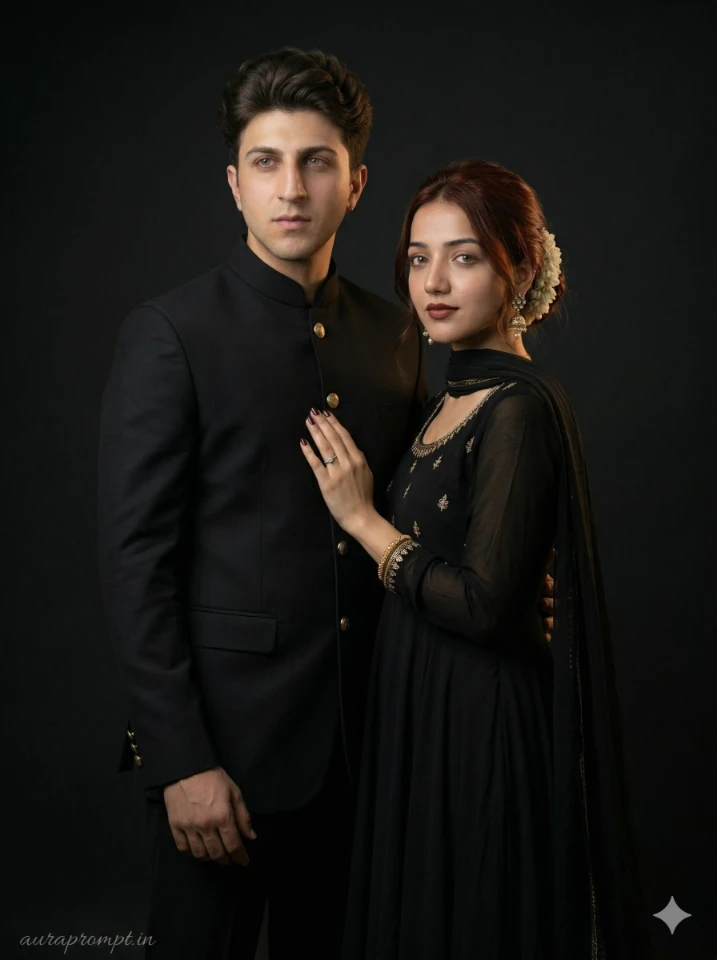 Hyper-Realistic Couple Portrait Style Recreation