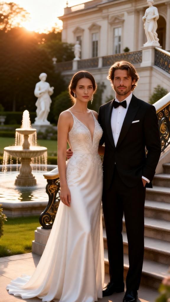 Opulent Palace Pre‑Wedding Photoshoot Prompt
