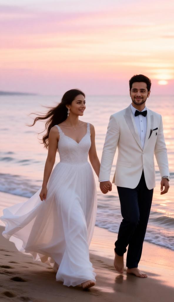 Romantic Beach Wedding Photo Prompt