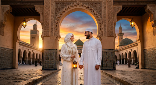 Romantic Ramadan Couple Photo Prompt
