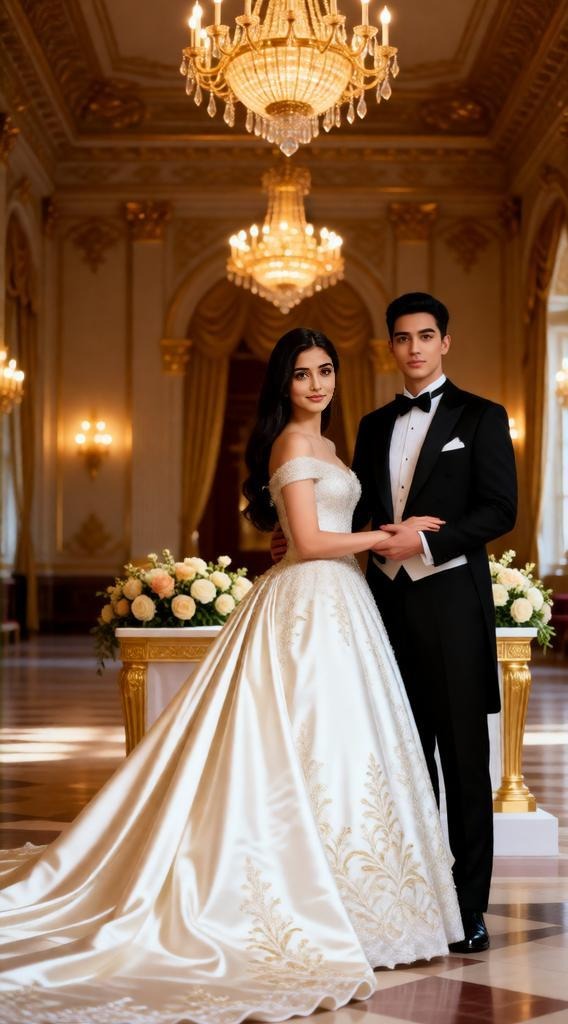 Royal Palace Wedding Photo Prompt – Ultra Realistic