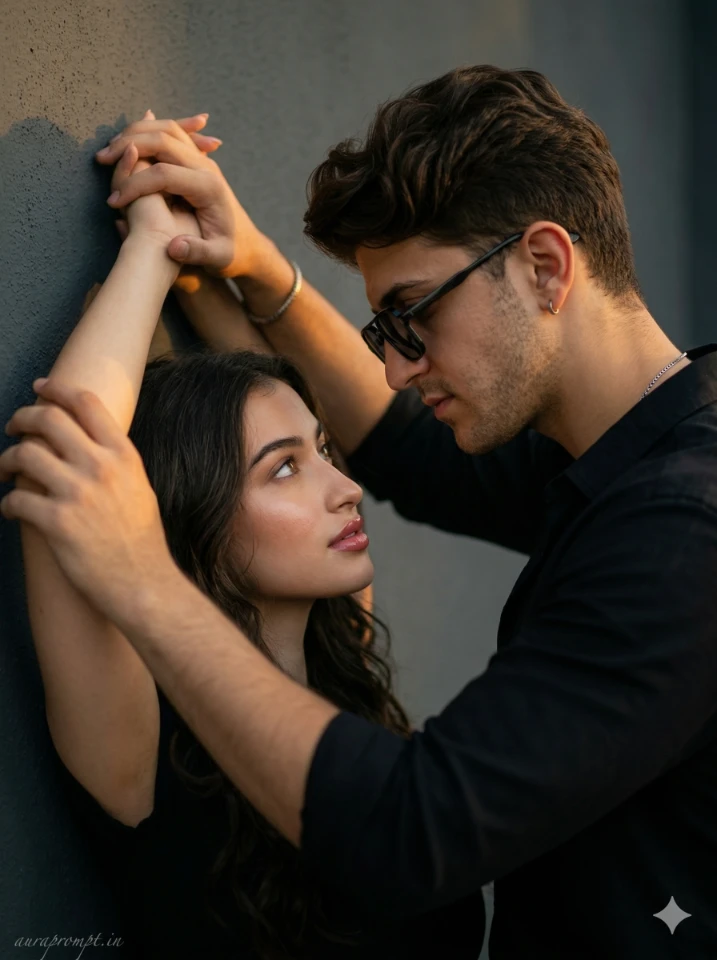 Ultra HD Couple Portrait AI - Realistic Intimate Scene