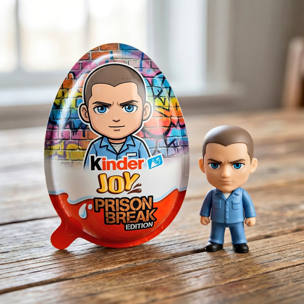 AI Prompt for Hyper-Realistic Kinder Joy Egg Product Photo