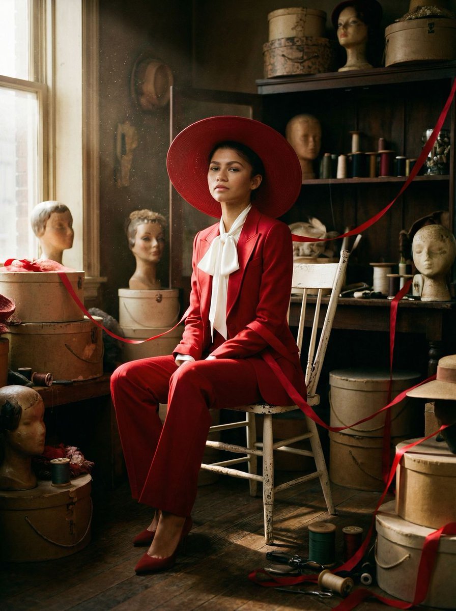 AI Fashion Editorial Prompt for Generating High-End Images with Zendaya