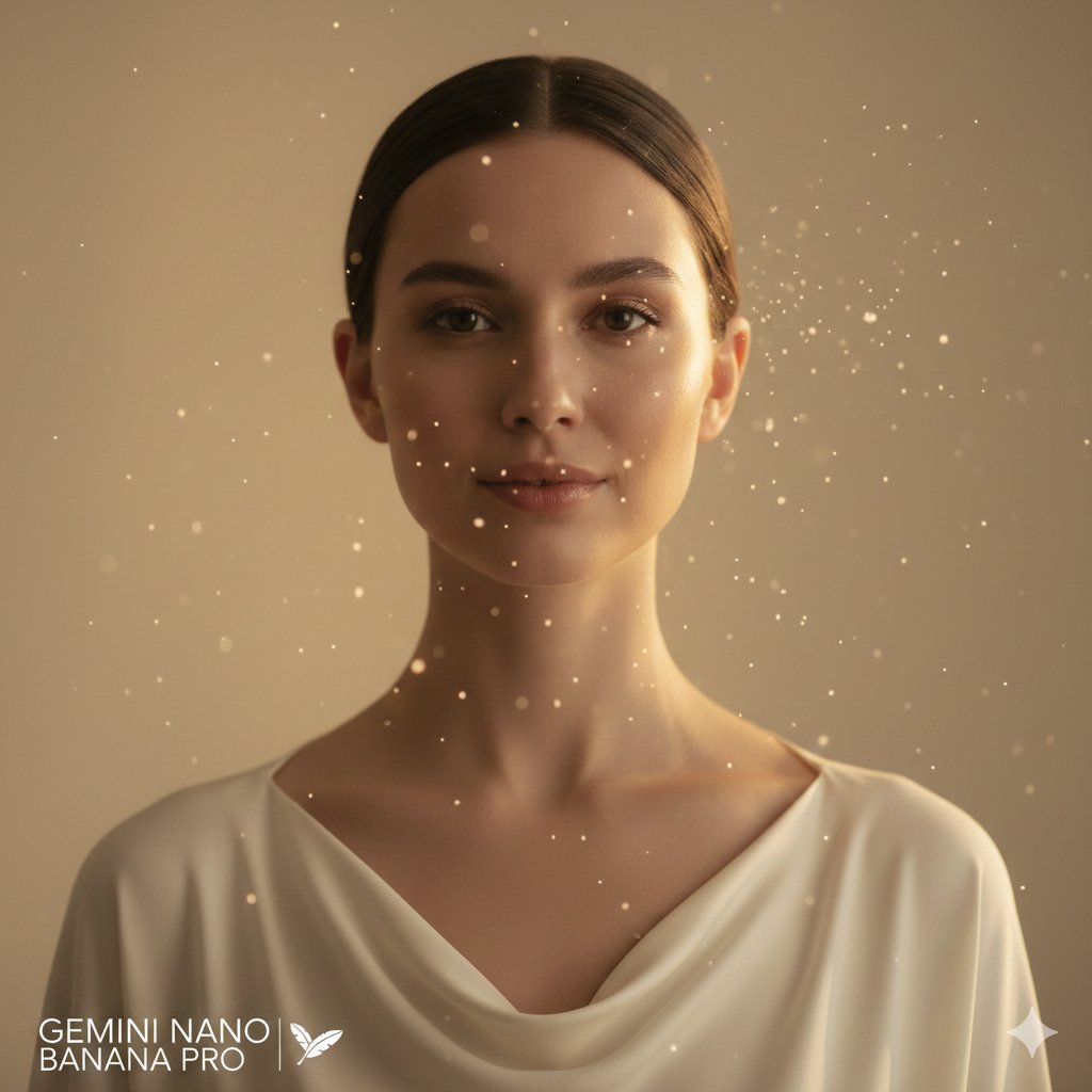 AI Inspection of High-Fashion Close-Up Portrait with Elegance