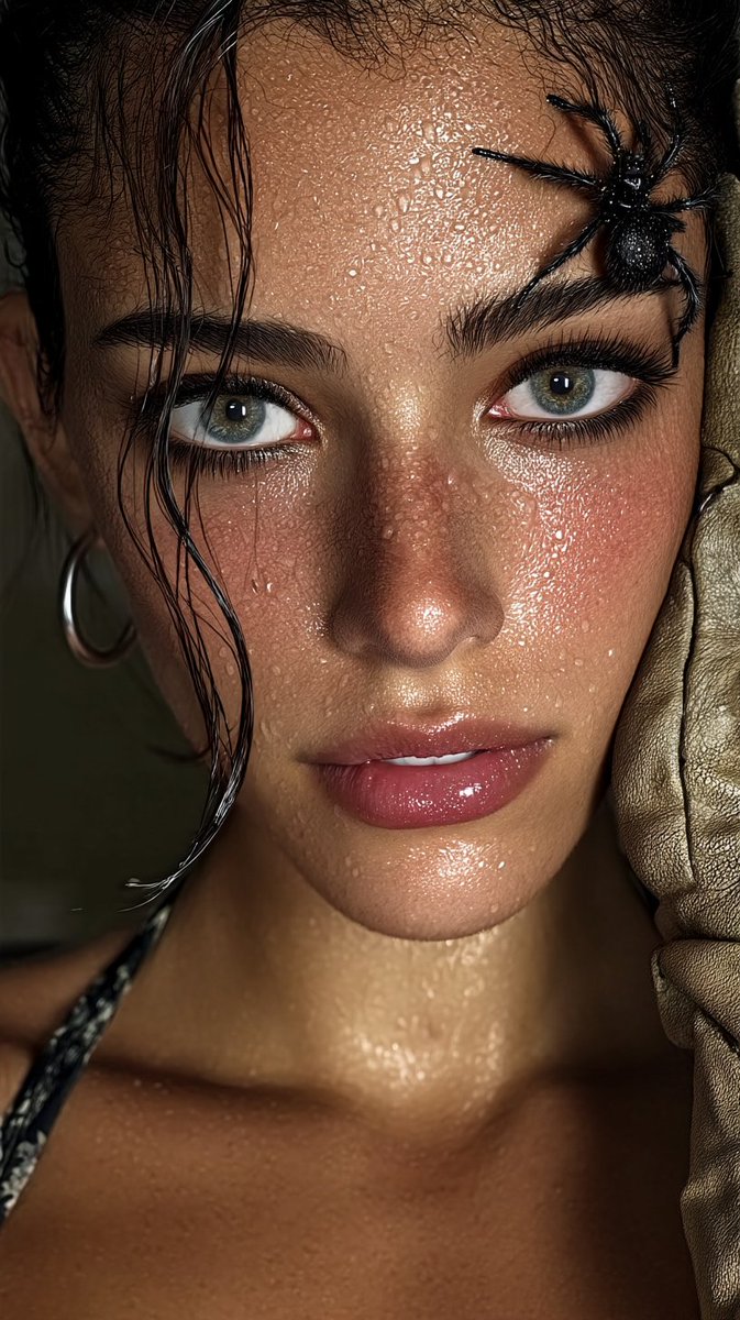 AI Portrait Prompt: Ultra-Realistic Fashion Editorial with Mamba Snake or Tarantula