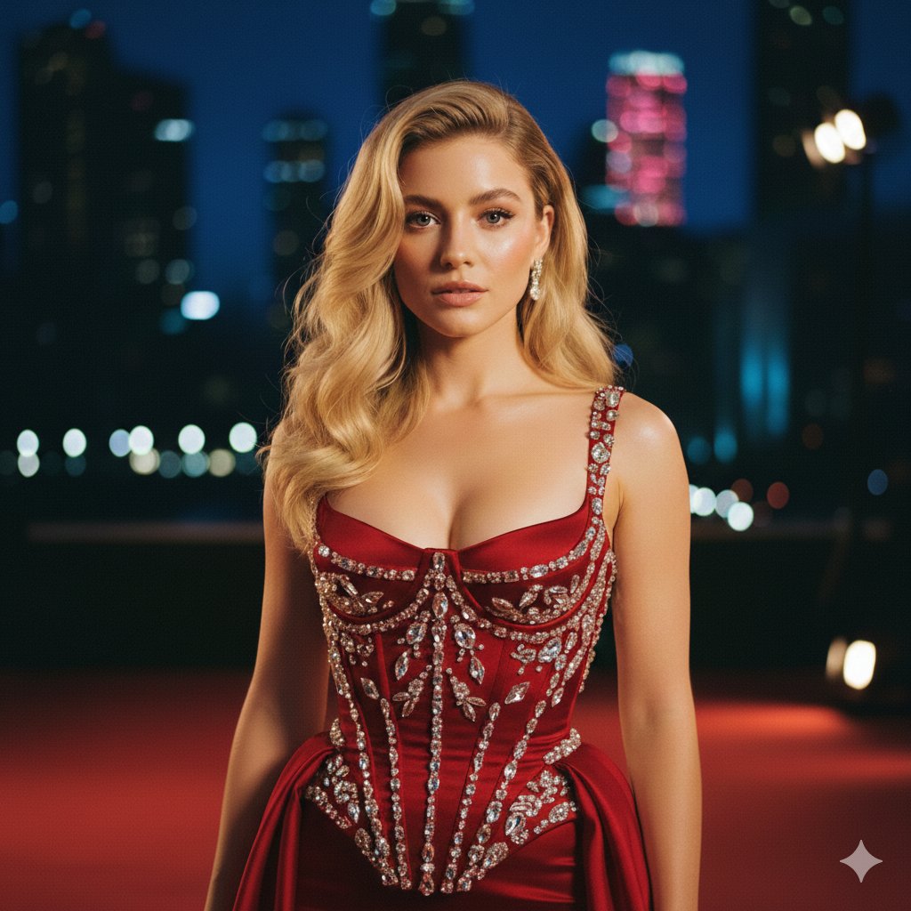 AI Prompt for 1950s Inspired Fashion Editorial Image