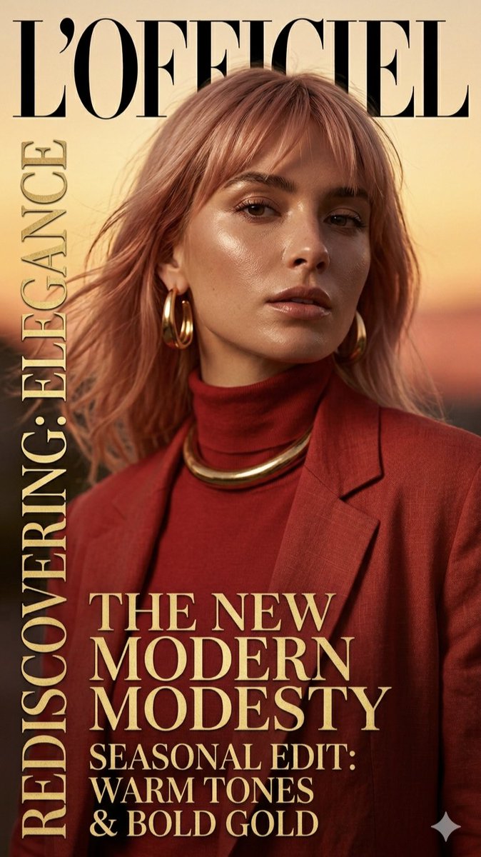 AI Prompt for a High-Fashion Crimson Red Linen Blazer Portrait in Golden Hour Lighting