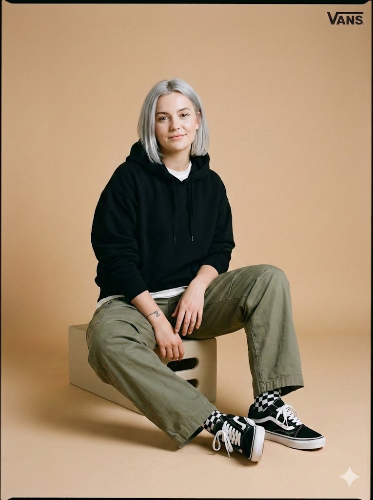 AI Prompt for Casual Streetwear Female Fashion Photo