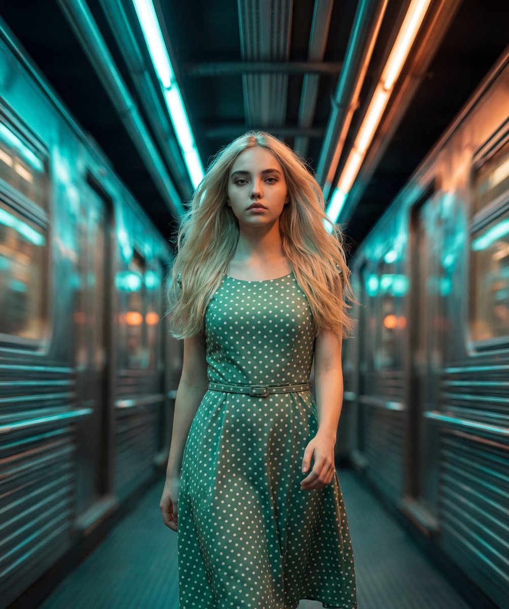 AI Prompt for Cinematic Cyberpunk Fashion Editorial Photography