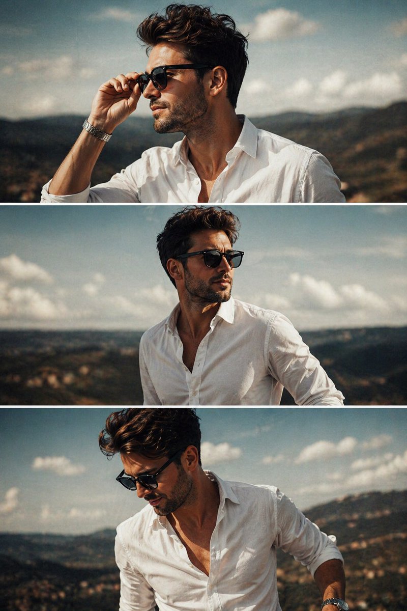 AI Prompt for Cinematic Fashion Collage