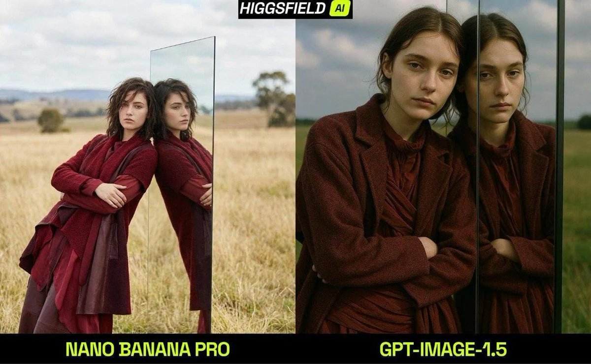 AI Prompt for Cinematic Fashion Portrait with Reflection