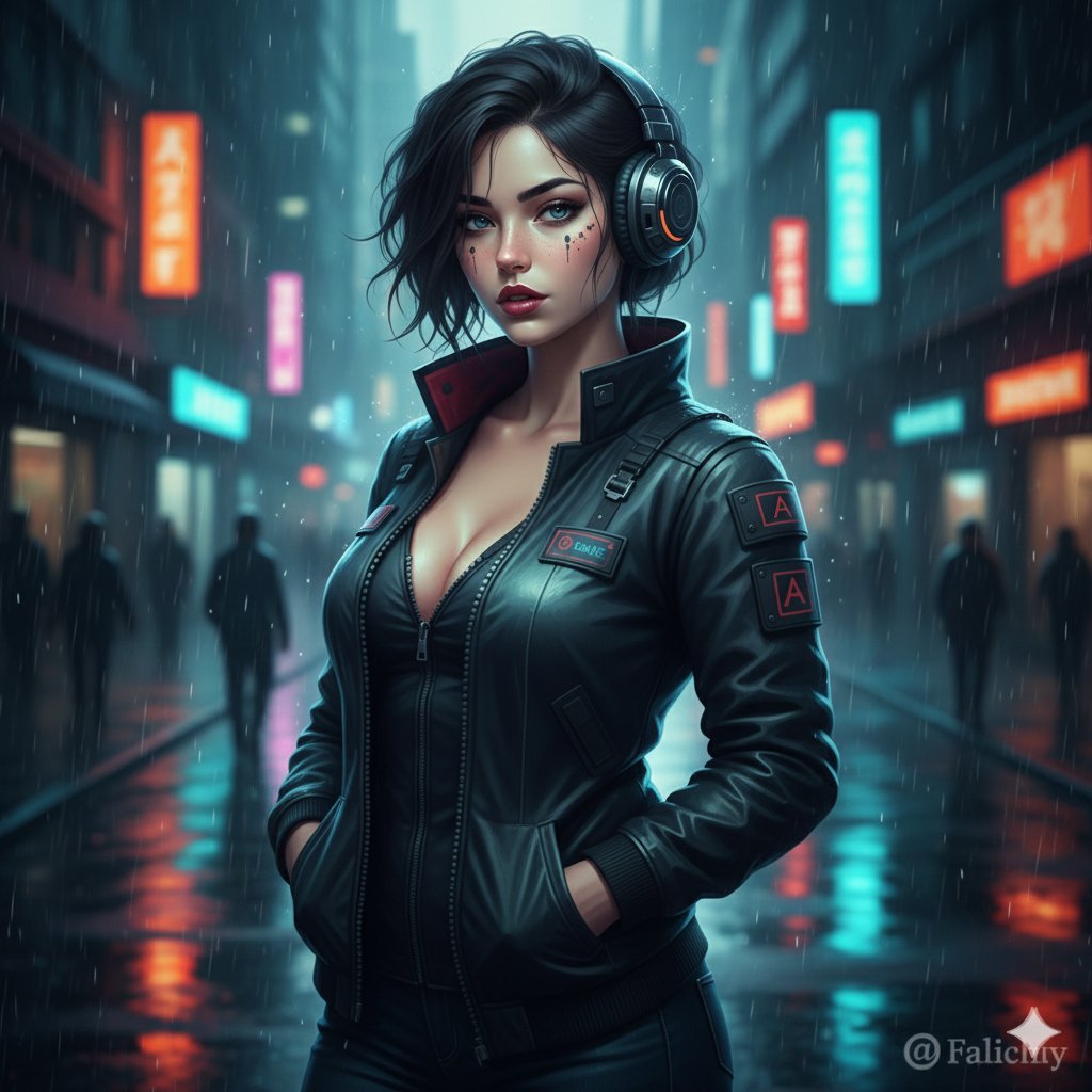 AI Prompt for Cinematic Night Fashion Editorial