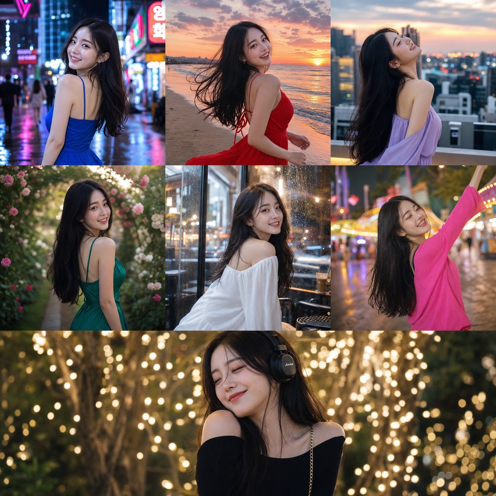 AI Prompt for Consistent Korean Girl Identity Lifestyle Photos