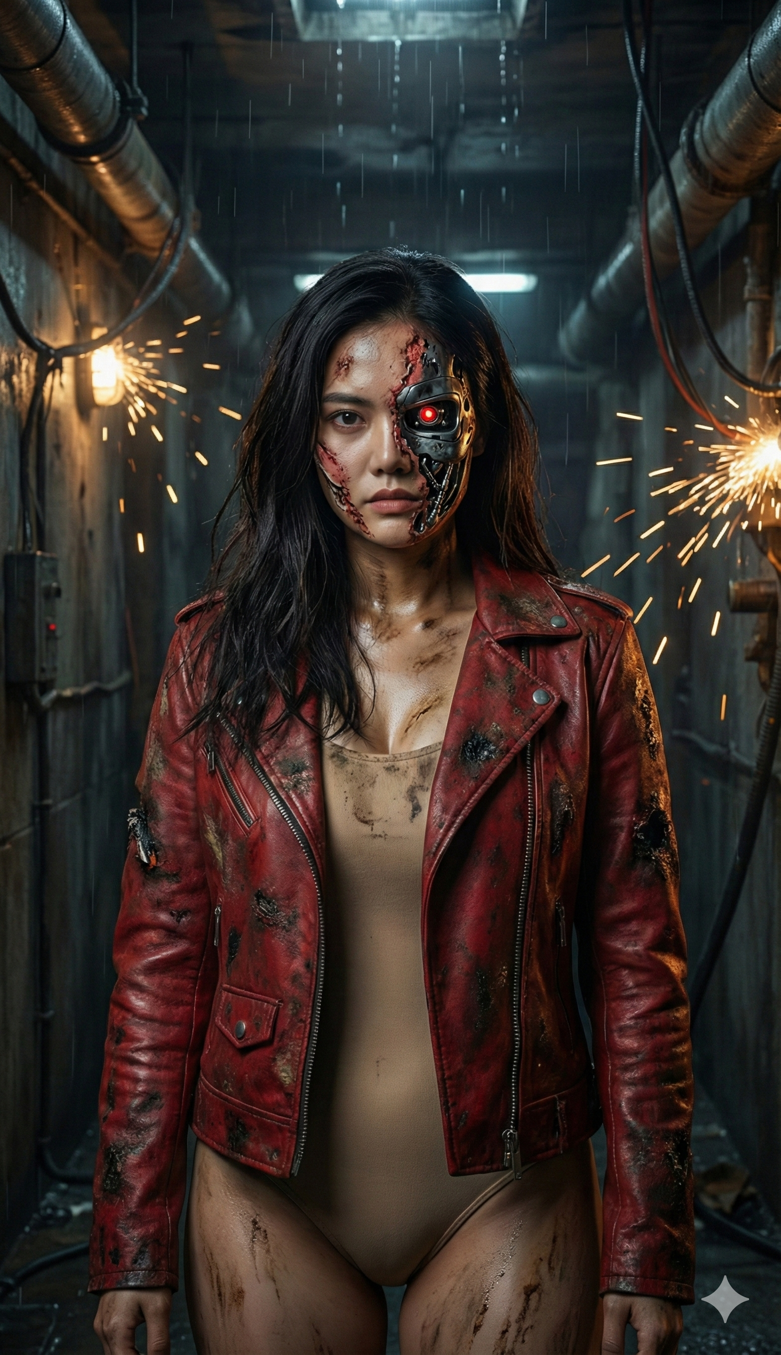 AI Prompt for Creating Terminator Girl Avatar Images