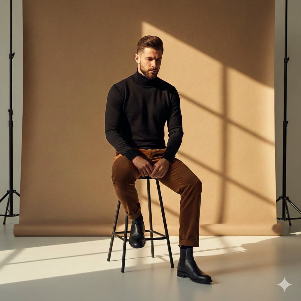 AI Prompt for Cristiano Ronaldo High-Fashion Portrait Photography
