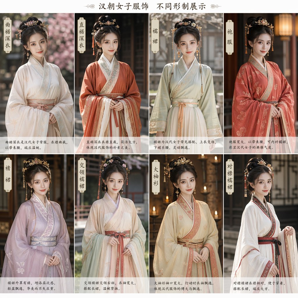 AI Prompt for Custom Hanfu Fashion Infographic