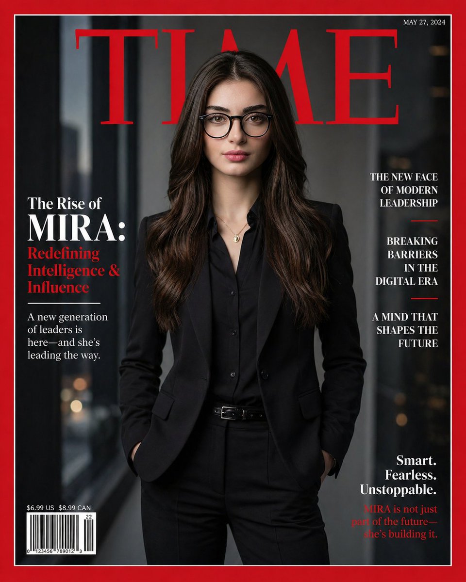 AI Prompt for Customizable TIME Magazine Cover with Fashion Style