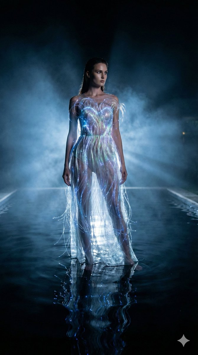 AI Prompt for Cyberpunk Sci-Fi Fashion Image Generation