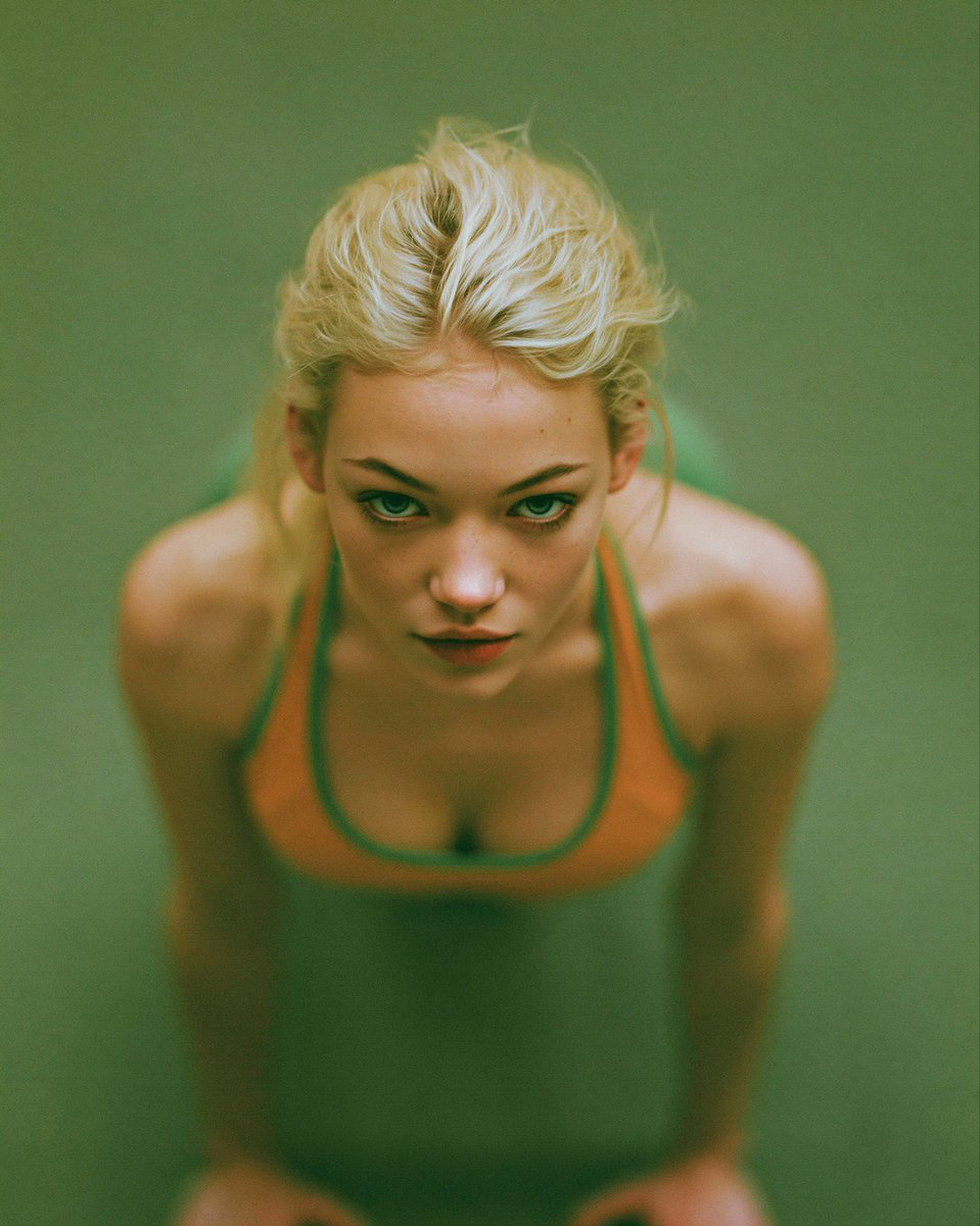 AI Prompt for Dreamy Green Water Portrait