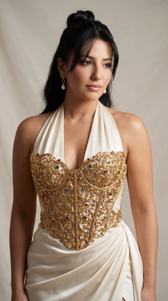 AI Prompt for Elegant Couture Editorial Photography