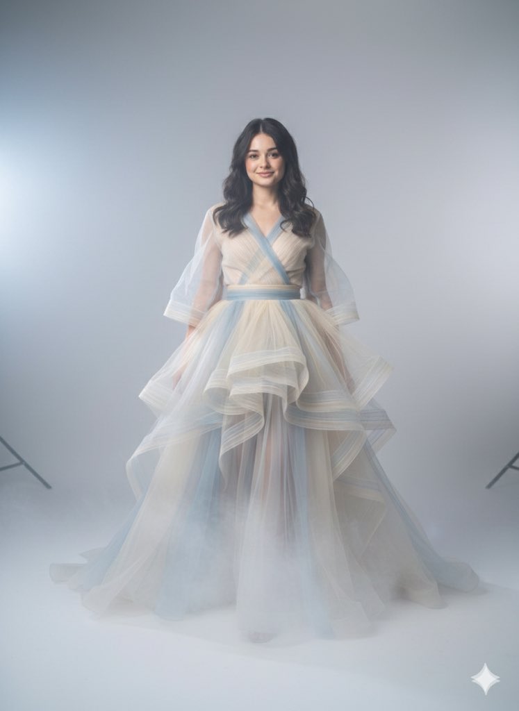 AI Prompt for Ethereal Fashion Portrait in Dreamy Misty Environment