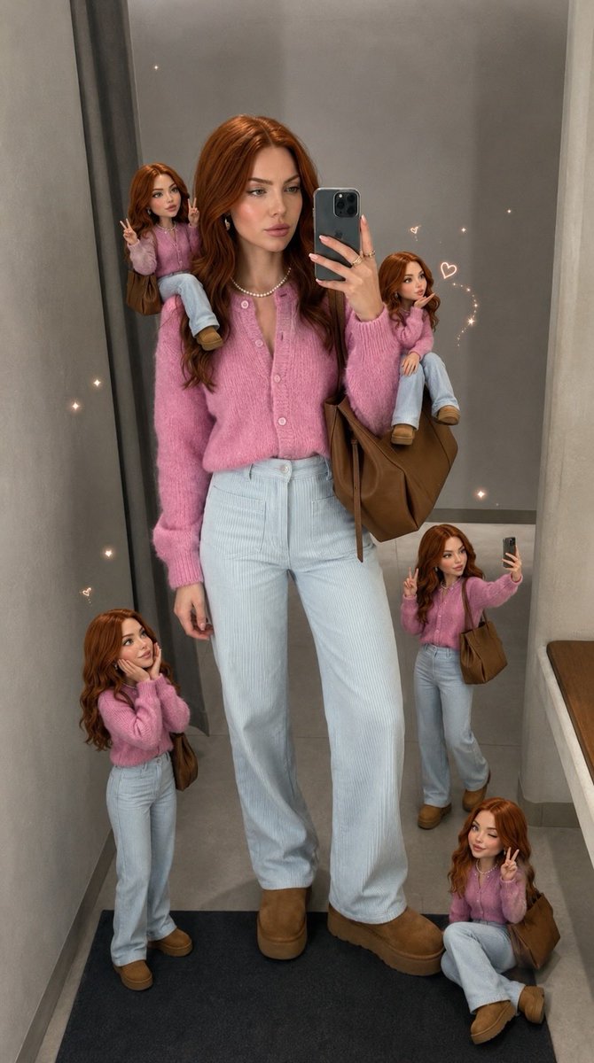 AI Prompt for Fantasy Fashion Fitting Room Portrait Generation