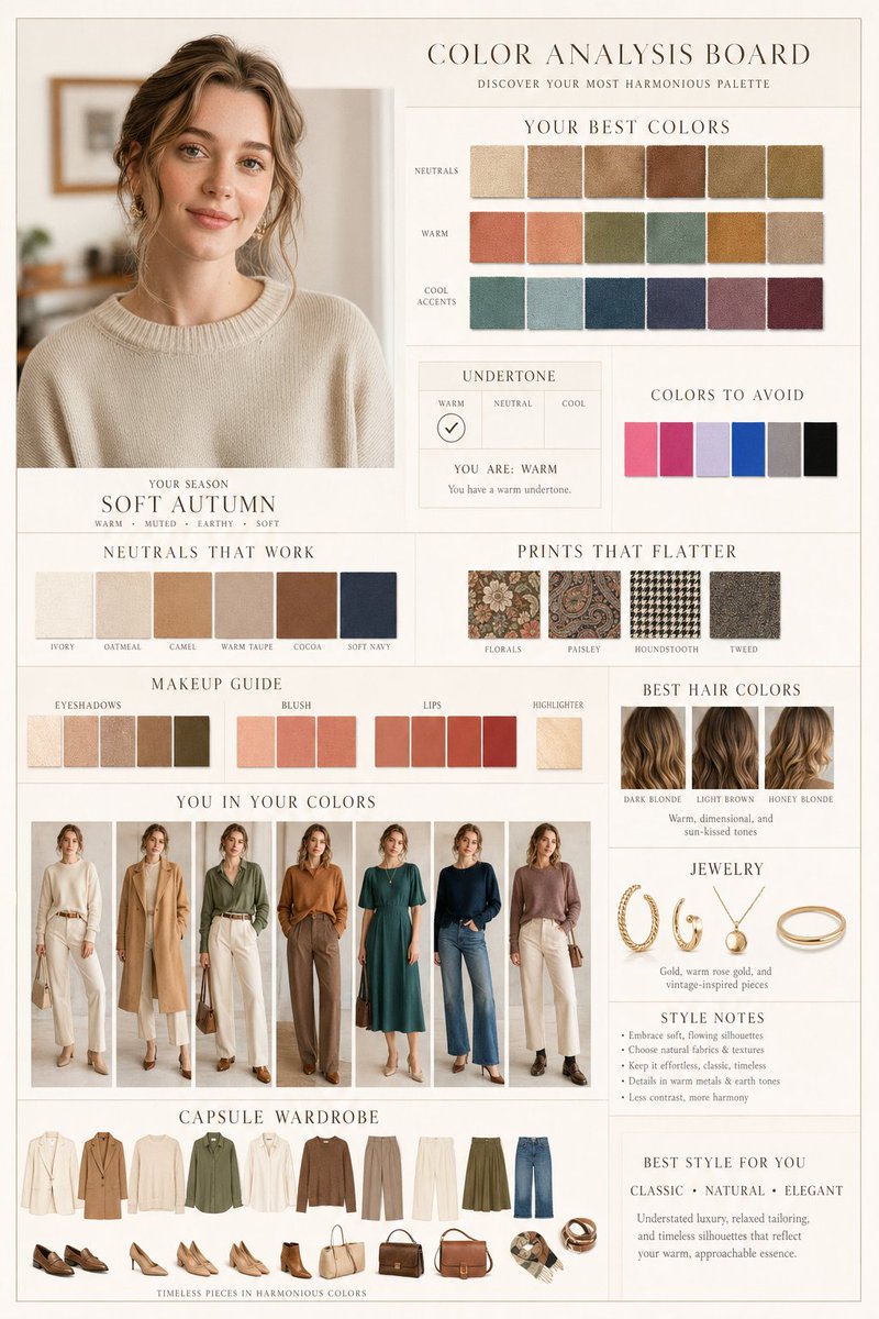 AI Prompt for Fashion Color Palette Generation and Editorial Layout