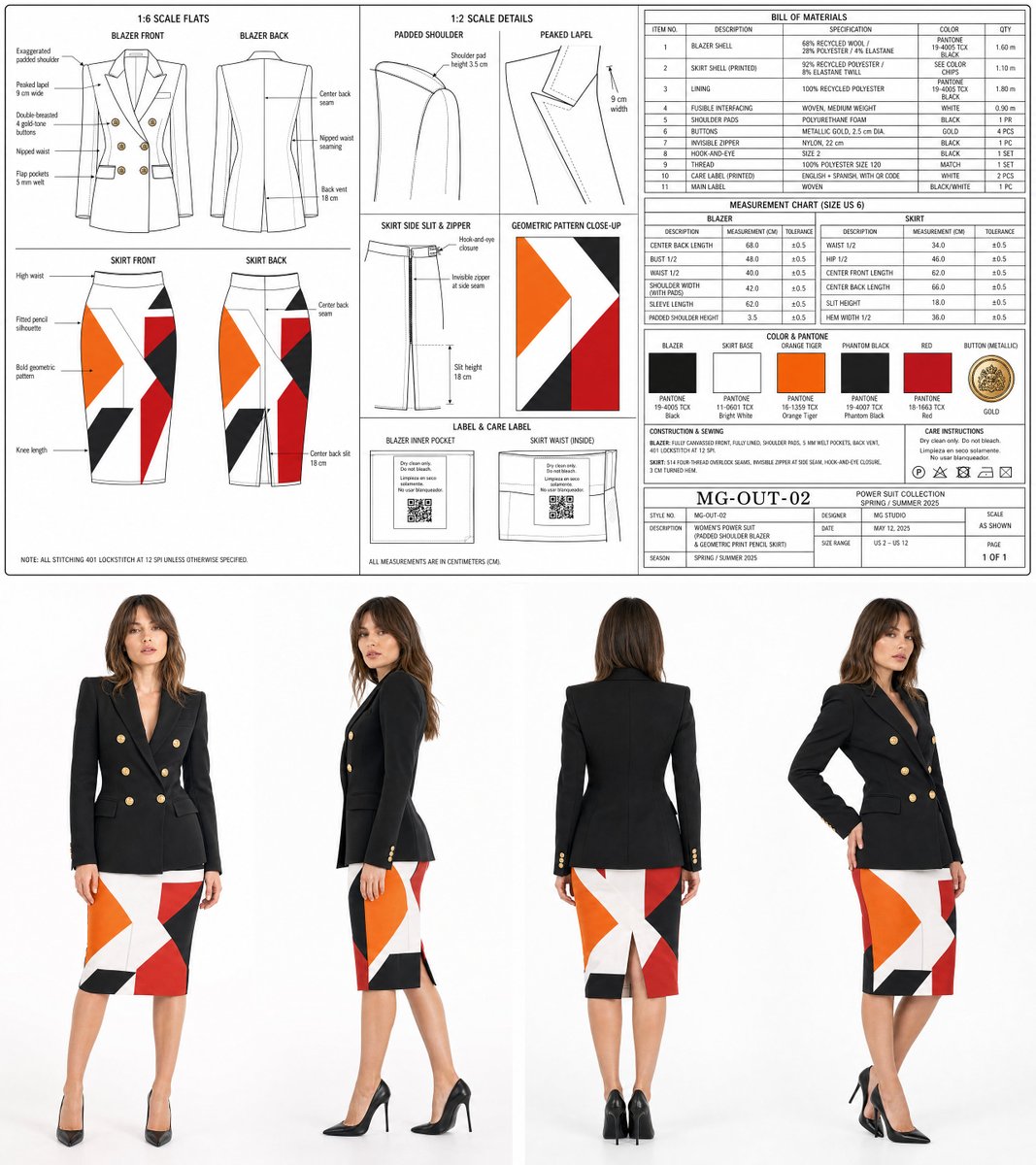 AI Prompt for Fashion Design: Generate E-commerce Suit Product Images