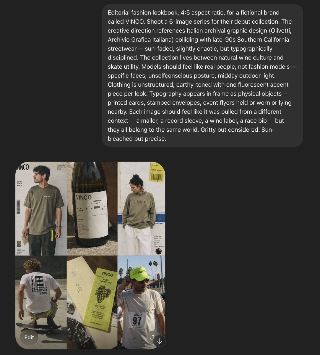 AI Prompt for Fashion Editorial Moodboard: Streetwear & Natural Wine Brand Concept