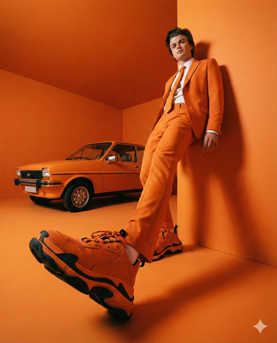 AI Prompt for Fashion Editorial Photography of Steve Harrington