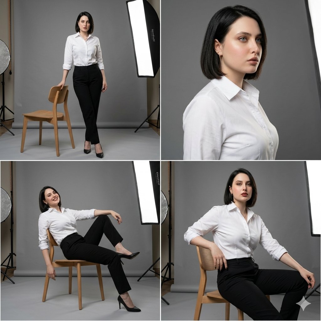 AI Prompt for Fashion Image Collage Creation - Perfect for Social Media and Marketing