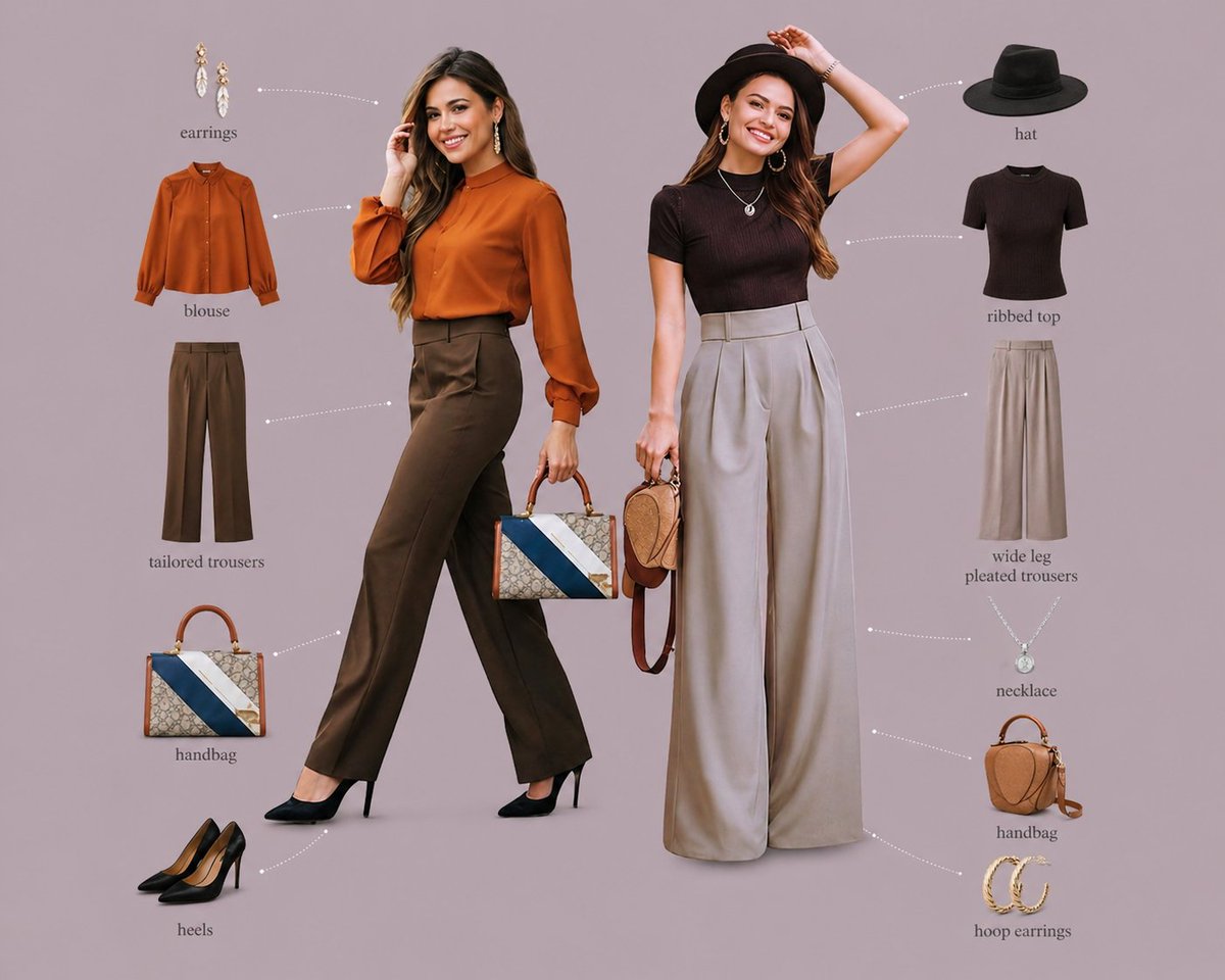 AI Prompt for Fashion Lookbook Infographic