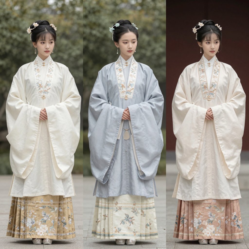 AI Prompt for Fashion Luxury Hanfu Modeling Outfit Visualization