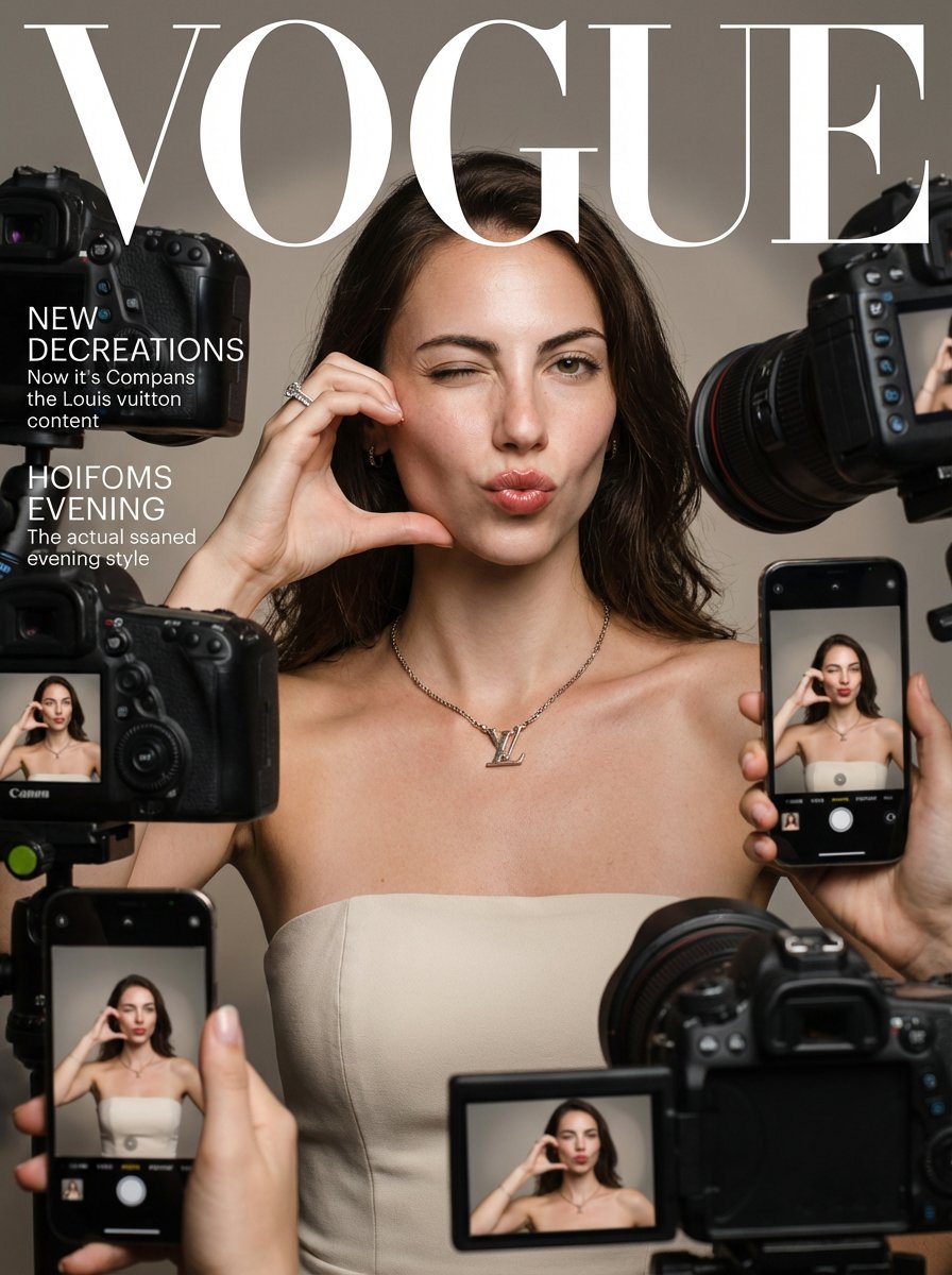 AI Prompt for Fashion Portrait Photoshoot with Cinematic Flair