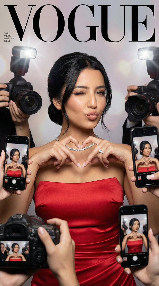 AI Prompt for Fashion Portrait with Paparazzi Edge