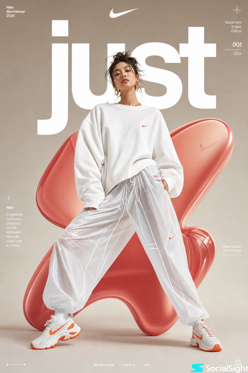 AI Prompt for Futuristic Fashion Images with Minimalist Typography