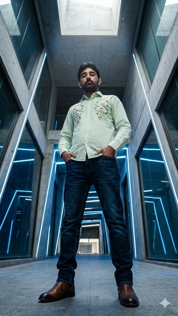 AI Prompt for Futuristic Fashion Photography with Neon Cityscapes
