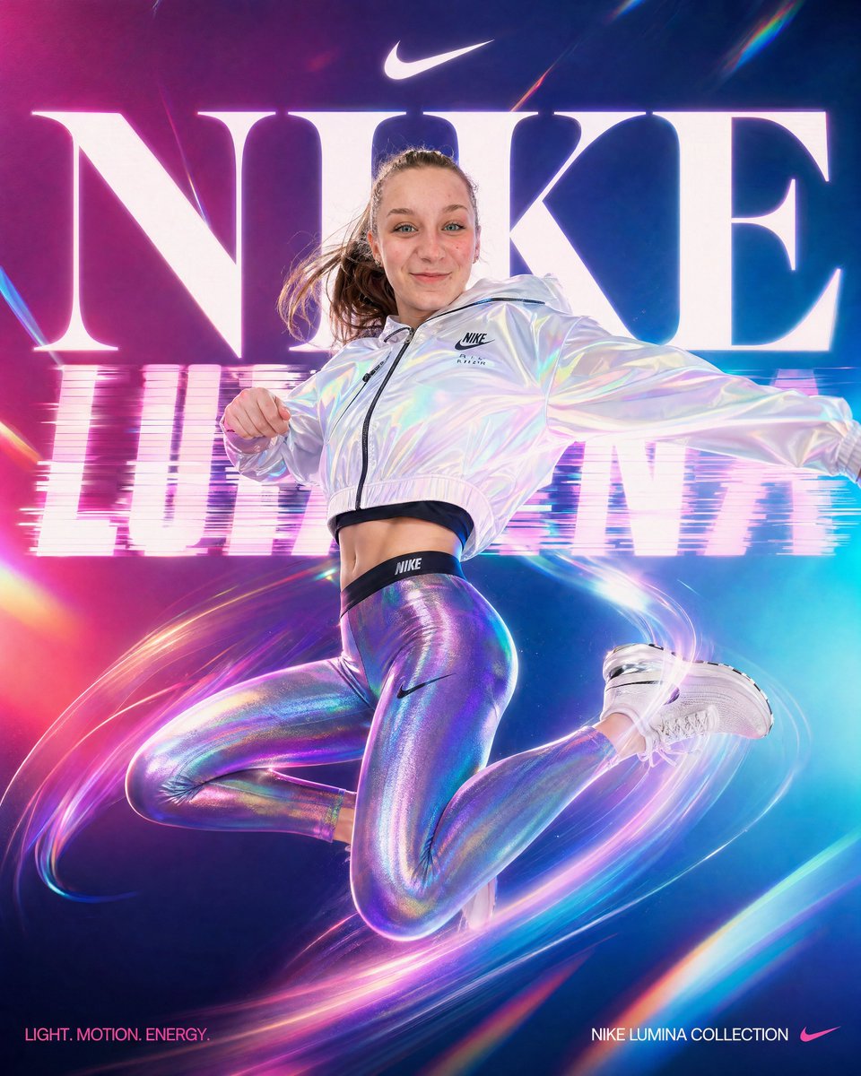 AI Prompt for Futuristic Neon Advertising Posters