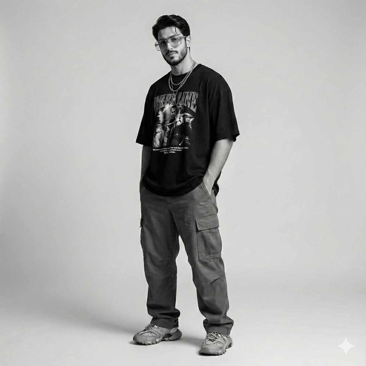 AI Prompt for Gen-Z Streetwear Photography: Modern Studio Portrait