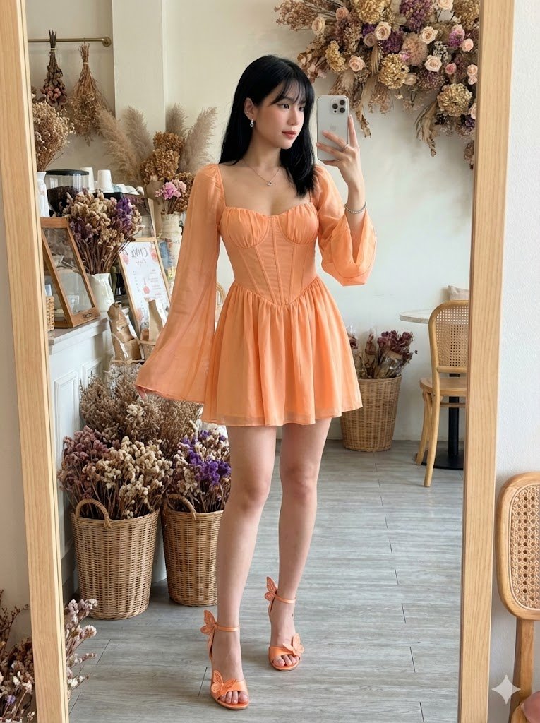 AI Prompt for Generating a Fairy-Core Mirror Selfie with Identity Lock