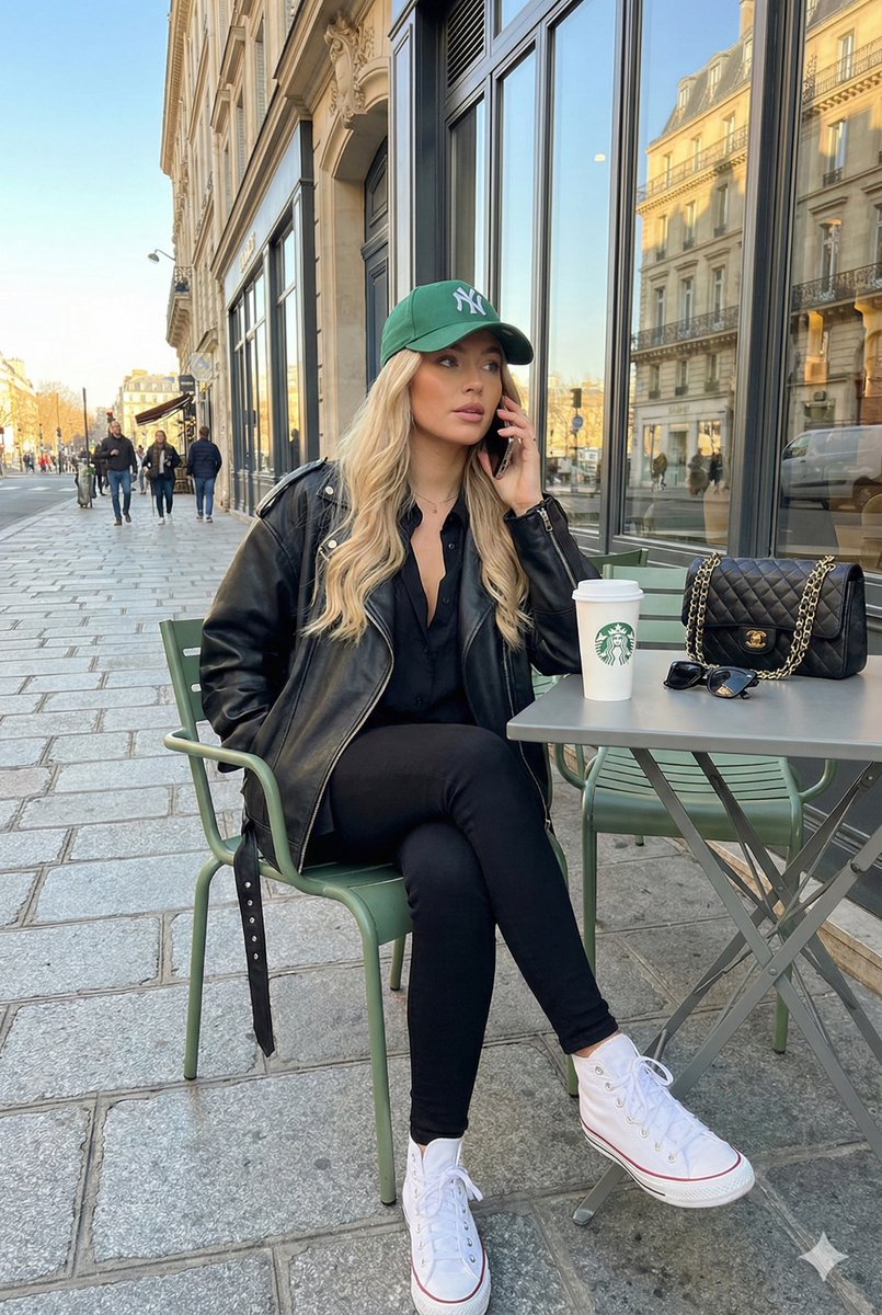 AI Prompt for Generating Parisian Street Style Fashion Photos
