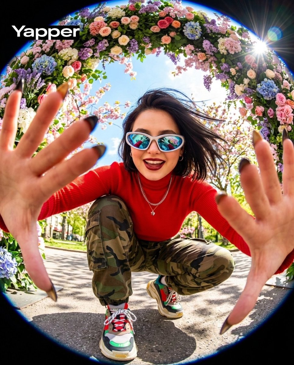 AI Prompt for Generation of Fisheye Distortion Selfie with Fashion Street Style