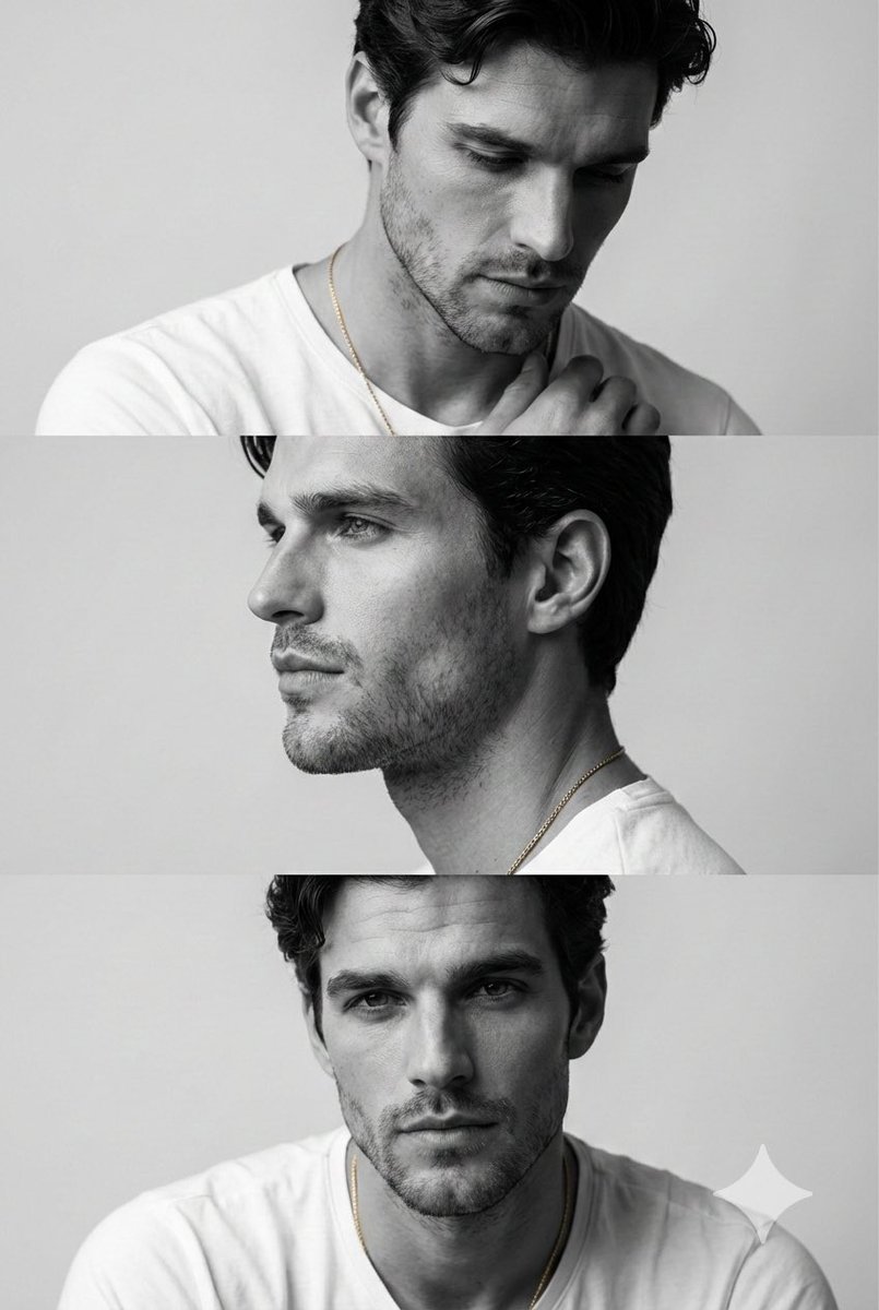 AI Prompt for Generation of Monochrome Fashion Photography of Young Man
