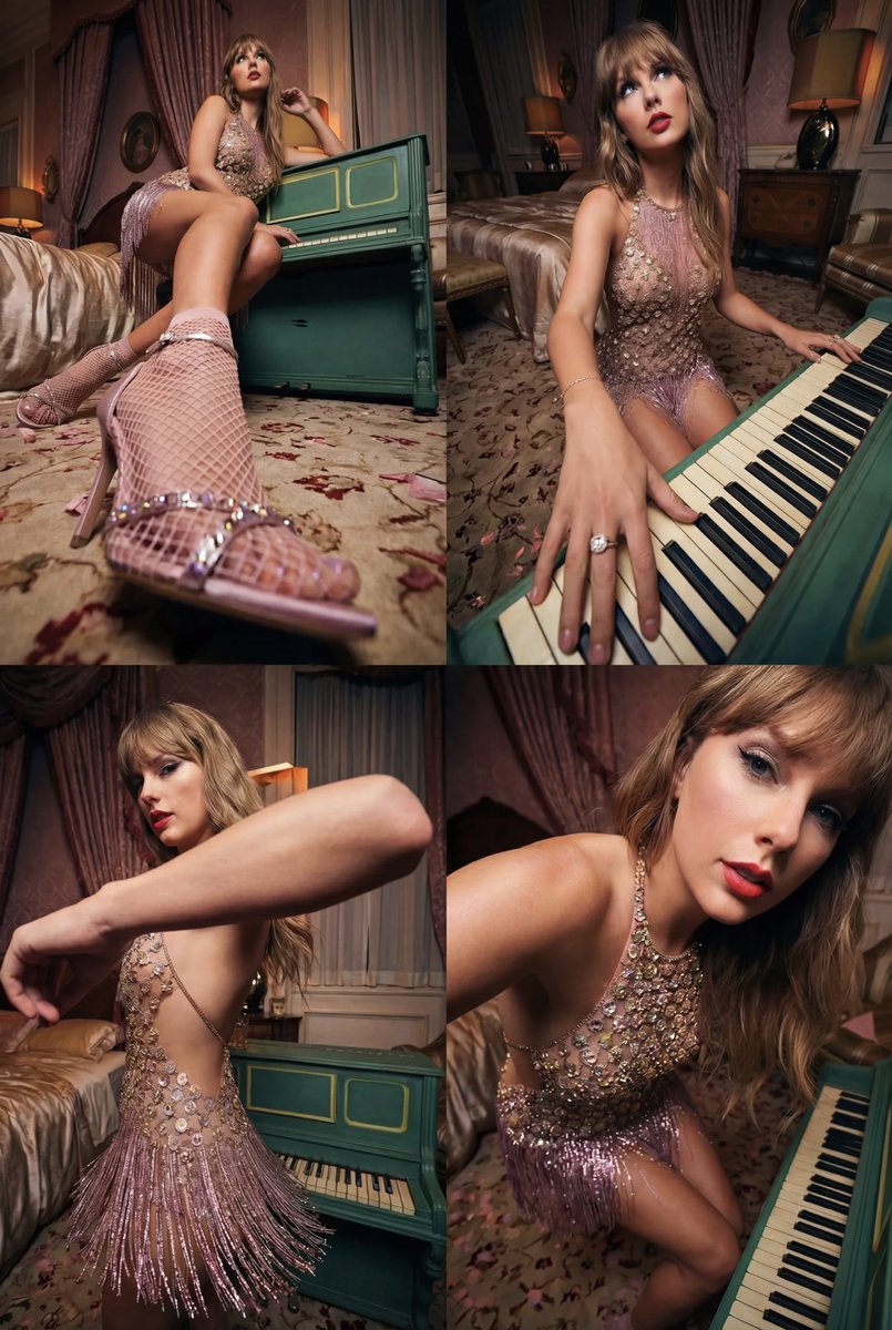 AI Prompt for Glamorous Vintage Piano Photoshoot