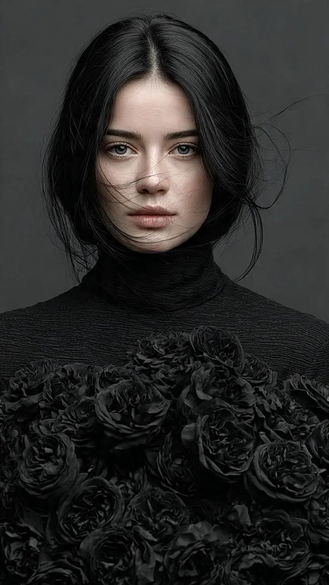 AI Prompt for Gothic Editorial Portrait with High-Fashion Refinement