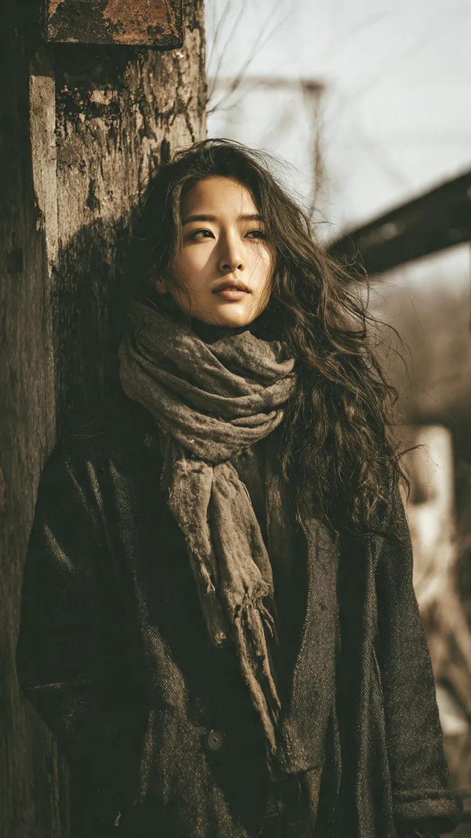 AI Prompt for Gritty Grunge Japanese Woman Portrait